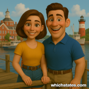 Set sail on Maryland Adventures with Ellis and June along the Chesapeake Bay. Ellis and June exploring the Chesapeake Bay waterfront on their Maryland Adventures, with a harbor view, sailboats, and historic coastal charm.